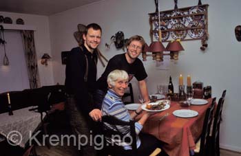 rypemiddag med svigermor
